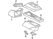 Toyota Tercel Center Console Base Diagram - 58813-16040-15