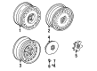 Toyota Cressida Spare Wheel Diagram - 42611-22621
