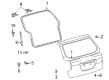 Toyota Matrix Weather Strip Diagram - 67881-02061