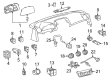 Scion iQ Trunk Lid Latch Diagram - 69350-28151