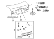 Toyota Emblem Diagram - 75444-12C30