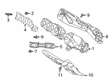 Toyota Prius AWD-e Catalytic Converter Diagram - 17141-37200