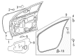 Scion Weather Strip Diagram - 67861-12A80
