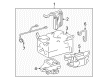 Toyota Echo Heater Core Diagram - 87107-52020