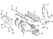 Toyota GR Supra Turbocharger Diagram - 17201-WAA08