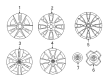 Toyota Yaris Wheel Cover Diagram - 42602-52400