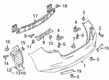 Scion Bumper Diagram - 52159-WB001