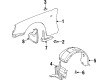 Toyota Supra Mud Flaps Diagram - 76622-19255