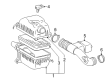 Toyota Sequoia Air Intake Coupling Diagram - 17880-0F010