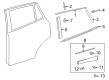 Toyota Venza Door Moldings Diagram - 75764-48040