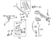Toyota bZ4X Windshield Wiper Diagram - 85222-42180