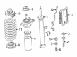 Toyota GR Supra Coil Springs Diagram - 48231-WAA04