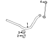 Toyota MR2 Sway Bar Kit Diagram - 48811-17050