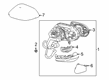 Toyota Prius AWD-e Car Mirror Diagram - 87902-02070