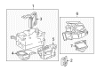 Toyota Blower Motor Resistor Diagram - 87138-17050
