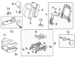 2014 Toyota Camry Seat Cover Diagram - 71071-06D13-C5