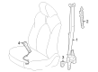 Toyota Crown Seat Belt Diagram - 73230-33A40-C0