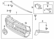 Toyota Land Cruiser Grille Diagram - 53101-60936