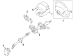 Toyota Steering Column Cover Diagram - 45287-06220-C0
