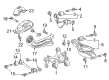 Toyota Prius Prime Trailing Arm Diagram - 48780-02070
