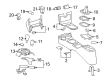 Scion Center Console Base Diagram - 58811-52060-B0