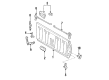 Toyota T100 Trunk Lid Latch Diagram - 65790-34020