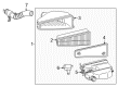 Toyota Tacoma Air Intake Coupling Diagram - 17882-0P010