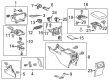 Toyota Camry Center Console Base Diagram - 58910-06101-B0