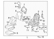 2007 Toyota Camry Seat Cover Diagram - 71071-33D30-E2