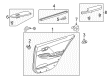2012 Toyota Camry Armrest Diagram - 74250-06060-A1