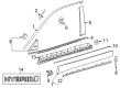 2020 Toyota Highlander Emblem Diagram - 75428-0E050