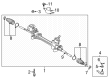 Toyota Sienna Rack and Pinion Boot Diagram - 45535-09630