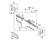 Toyota Rack And Pinion Diagram - 44200-33332