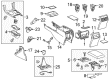 Toyota Camry Center Console Base Diagram - 58910-06180-A0