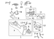 Toyota Corolla Center Console Base Diagram - 58910-12840-E0