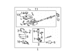 Toyota Sequoia Brake Booster Diagram - 44610-0C012
