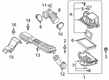 Toyota C-HR Air Filter Box Diagram - 17701-0T210