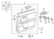 2022 Toyota Tacoma Door Seal Diagram - 68171-04071