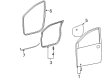 Toyota Sienna Door Seal Diagram - 62312-AE010-B0