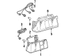 1984 Toyota Corolla Light Socket Diagram - 81565-1A270
