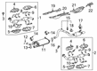 Toyota Land Cruiser Catalytic Converter Diagram - 17410-38310