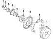 Toyota Corolla Brake Drum Diagram - 42431-16060