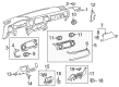 Toyota Tacoma Glove Box Diagram - 55045-04050-C0