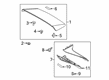 2022 Toyota RAV4 Prime Spoiler Diagram - 76085-42908