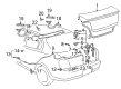 Toyota Echo Trunk Lid Latch Diagram - 64610-52040