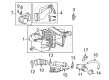 Toyota 4Runner Mass Air Flow Sensor Diagram - 22204-75010