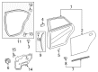 Toyota Avalon Window Regulator Diagram - 69802-07020