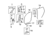 Toyota Highlander Door Seal Diagram - 62332-0E040-C0