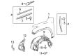 Toyota Sequoia Fender Diagram - 53812-0C100