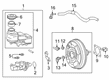 Toyota Corolla Brake Master Cylinder Reservoir Diagram - 47201-19105